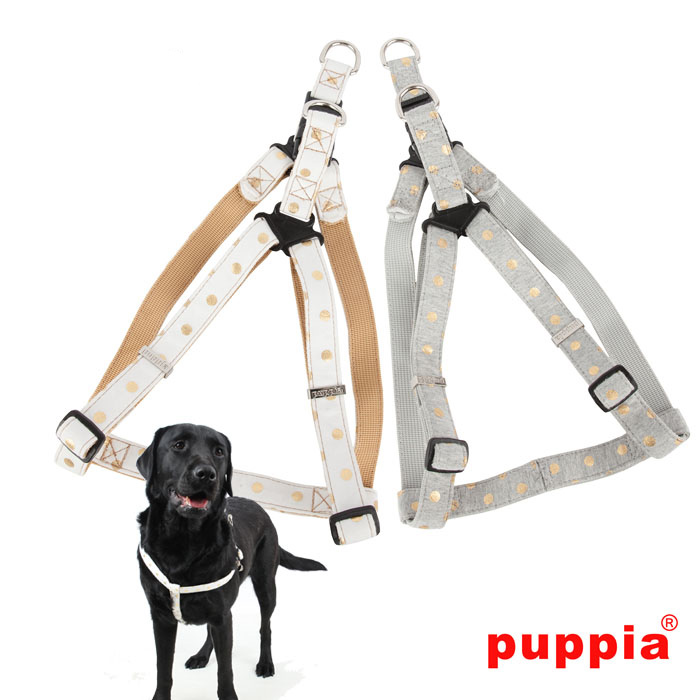 楽天市場 犬 胴輪 ハーネス Puppia パピア モダンドッティーハーネスエックス Modern Dotty Harness X S M Lサイズ 犬服の専門店 Pet Find