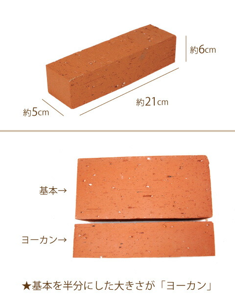 【楽天市場】お庭づくり・ガーデニング用品 国産赤レンガ・ヨーカン【送料別】：doGARDEN ドゥガーデン楽天市場店