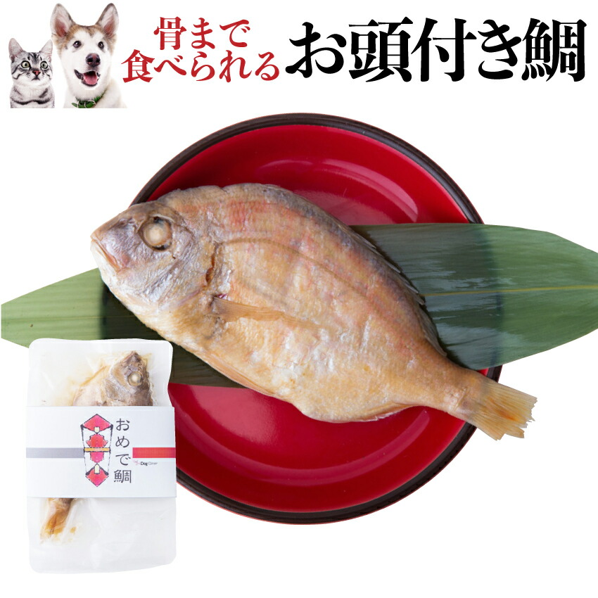 楽天市場 犬 誕生日やお祝いにケーキと一緒に縁起魚 金目鯛 姿煮 おめで鯛 通常便 送料無料 犬のご飯とケーキのドッグダイナー