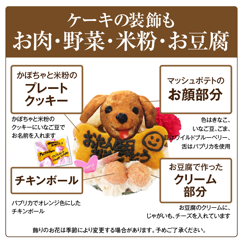 超目玉 犬用 誕生日ケーキ 犬の似顔絵 ケーキ 無添加 犬用ケーキ Trattoriaprimapasta Pl