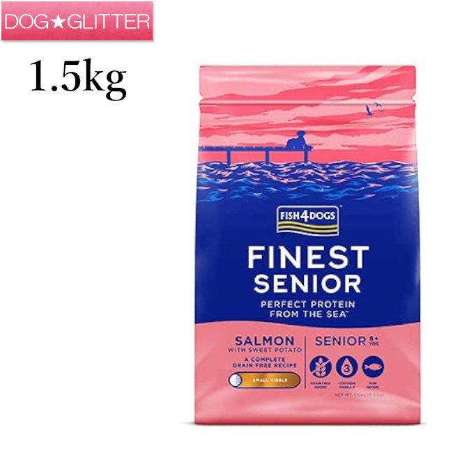 ★FISH4DOGS サーモン小粒★シニア15kg! 楽天市場】フィッシュ4ドッグ ファイネスト サーモン シニア 小粒 1.5
