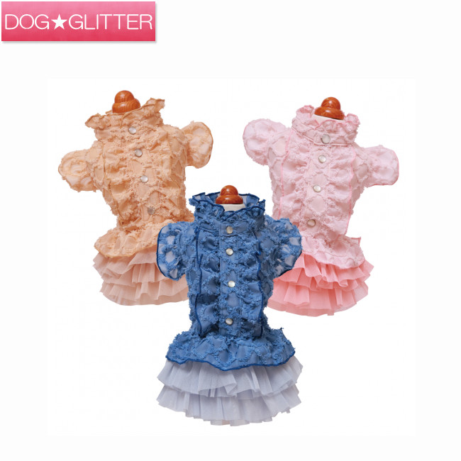 ゴッドピバ フリンジフリルワンピース\u003cbr /\u003e犬用 犬服 御召しもの ドッグウェア GODPIVA
