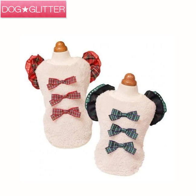 ゴッドピバ あったかテラボアチェックタンク\u003cbr /\u003e犬用 愛玩動物服 わんお父ちゃん 壱お父ちゃん 冬服 具合いお召しもの ボア出どころ フラウンス付き添い人 思わしい受け支える ドッグウェア GODPIVA