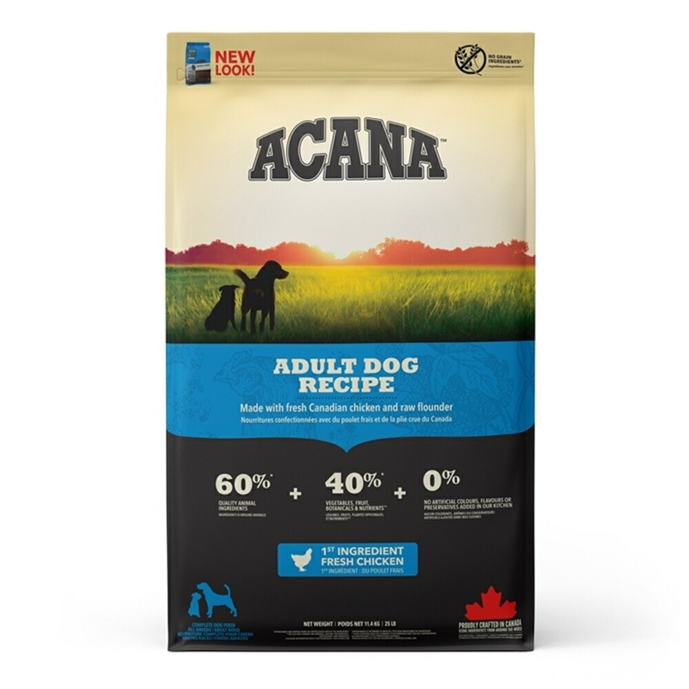 犬用 ドッグフード ACANA アカナ アダルトドッグレシピ 11.4kg 穀類不使用 プレミアムフード アカナ トランペッツ Trumpets 【D】