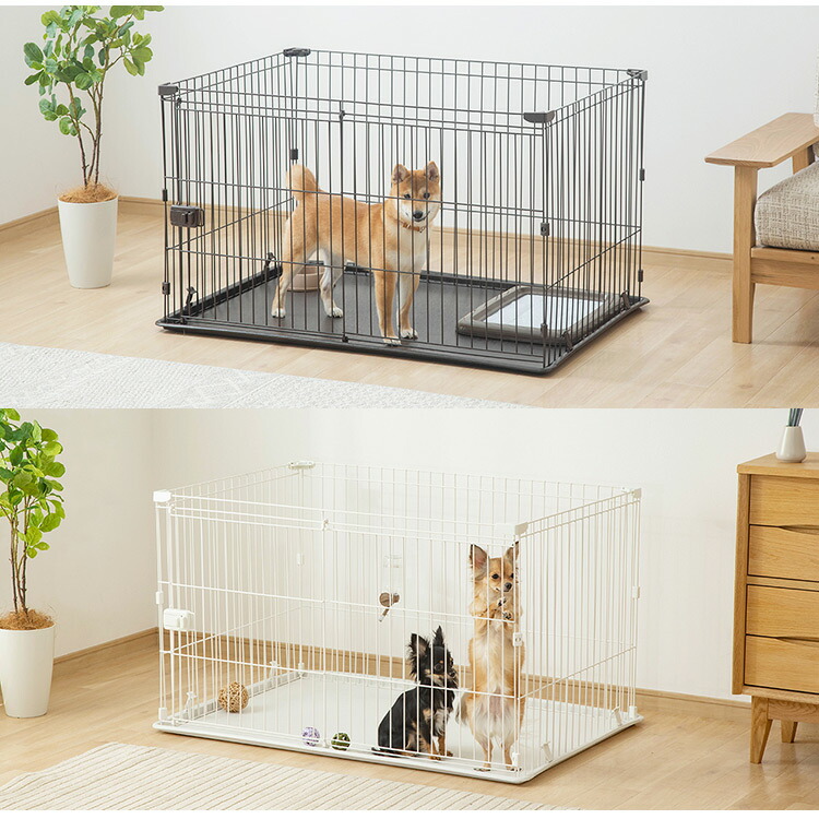 珍しい サークル トイレ ケージ 犬 サークル 送料無料 Sts 10t トレー付 システムサークル サークル ケージ ペット 別 Rank2 アイリスオーヤマ 広々 多頭飼い トイレ トレー しつけ サークルケージ お手入れ簡単 スライドドア ゲージ お手軽価格で贈りやすい