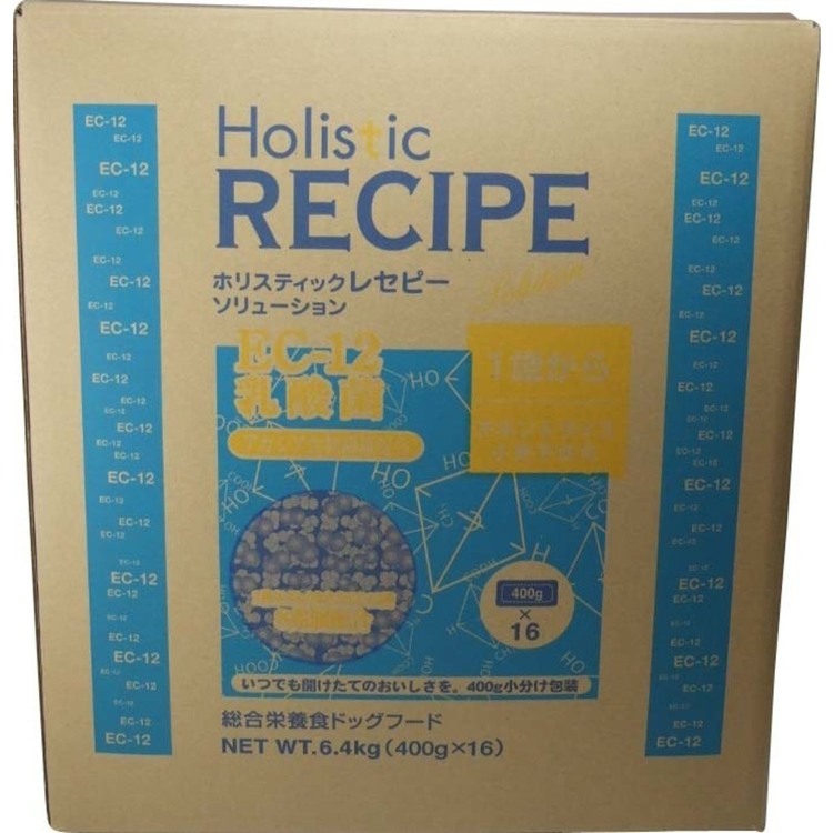 ペットフード 犬 ドッグフード EC-12 チキン＆ライス6.4kg 犬 ドライ フード 総合栄養食 ドッグフード 犬フード レセピー