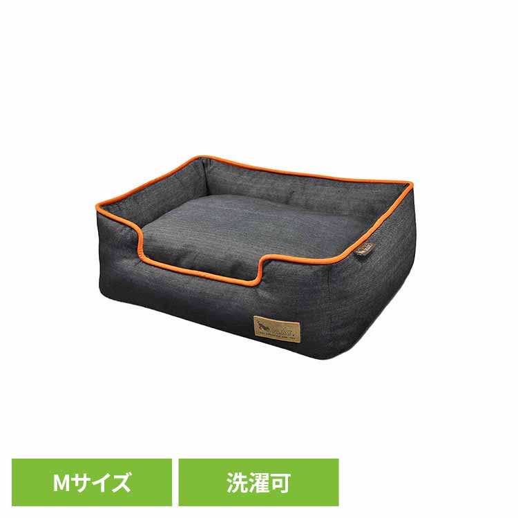 待ち合い室寝台 M アーバンデニム 愛玩動物用寝台 犬用寝台 猫用寝台 犬用座蒲団 猫用座蒲団 愛玩動物用座蒲団 あごのせ 洗い分かりやすい ずっと使える 絵図面性 ルークラン