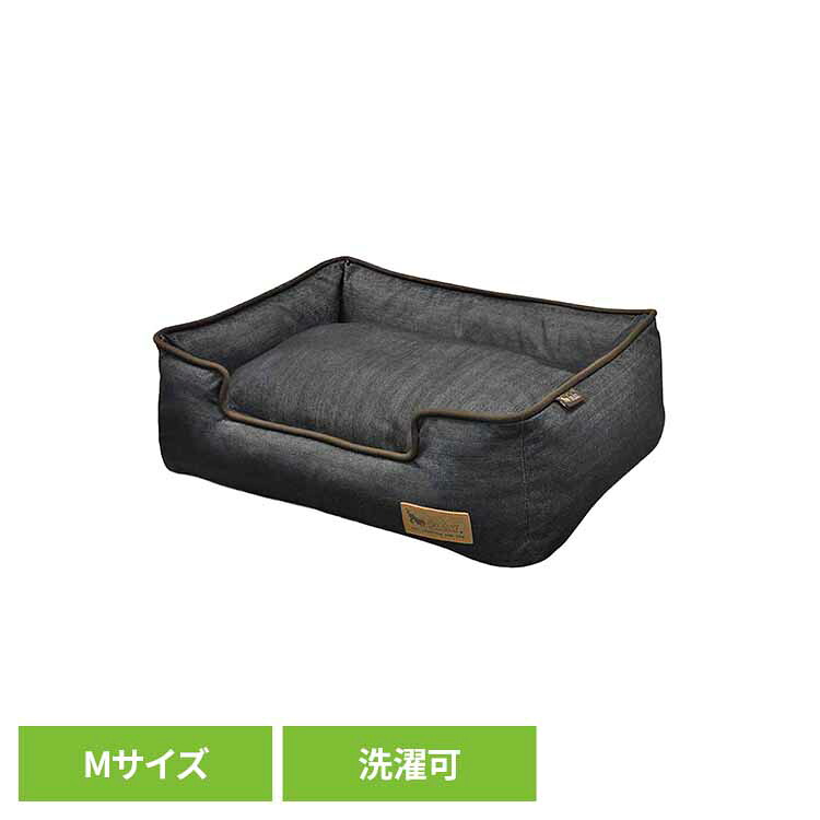 待ち合い室寝台 M アーバンデニム 愛玩動物用寝台 犬用寝台 猫用寝台 犬用座蒲団 猫用座蒲団 愛玩動物用座蒲団 あごのせ 洗い分かりやすい ずっと使える 絵図面性 ルークラン