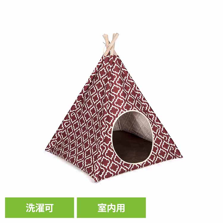 ティピーテント モロッカン 愛玩動物用円蓋 愛玩動物駆け込み寺 愛玩動物用遊び道具 愛玩動物お睡眠時間 愛玩動物用室内装飾 愛玩動物用調度品 高品質 青写真性 差し上げ物 ルークラン [2606SX]