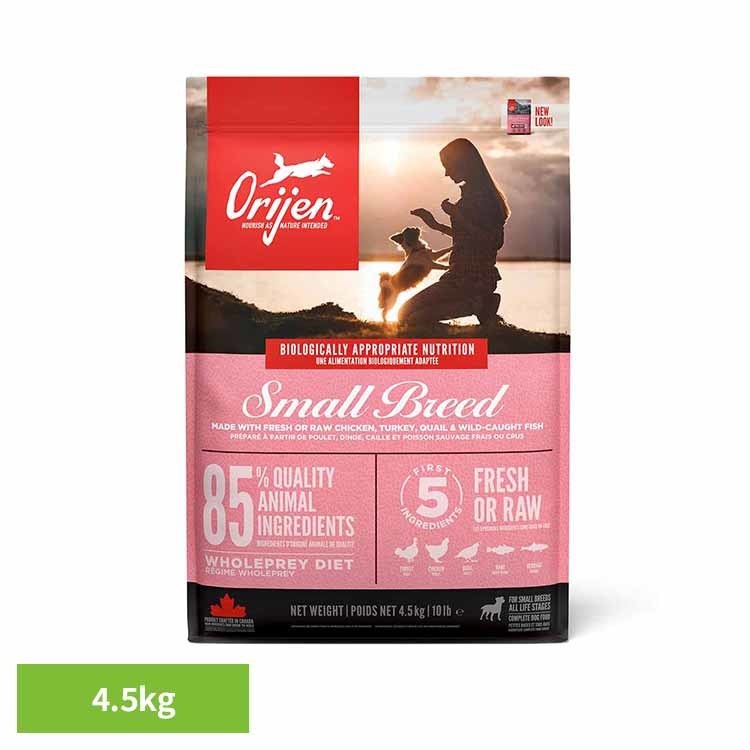 開びゃく スモールブリード 4.5KG 開びゃく ドッグフード 割り増し金ボンネット グレインフリー ORIJEN 自然的 アレルギー反応 おすすめ 無つけ加える 食事制限 開びゃく