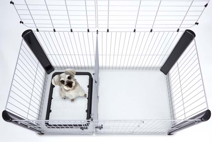 ヴィラフォートサークル ケージ ケージ サークル 犬小屋 ケージ ゲート アドメイト犬サークル ワイド ペットサークル ゲージ トイレスペース 1段 ケージ ペットケージ 犬 トイレスペース 1段 柵 屋根 猫 犬 キャット ドッグ ハウス トイレトレー ヤマヒサ ドッグパーク