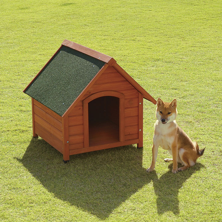 ペットハウ】 ペットハウス 犬小屋 大型 木製 中型犬 小型犬 に最適 犬