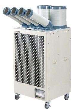 【法人様制限事項】ナカトミ 4ダクトスポットクーラー三相200V SPC-88