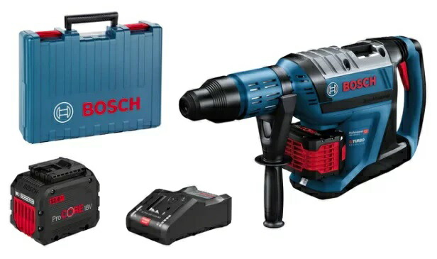 BOSCH コードレスハンマードリル（SDS-maxシャンク） GBH18V-45C（乾電池2個・申し受ける器・キャリングケース付） 代引っ張ること不可商いものです。【北海道・沖縄・離島別途交通費】