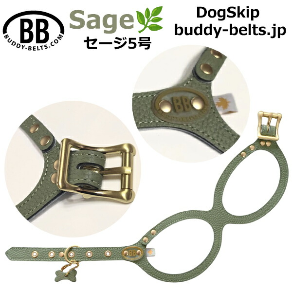 楽天市場】バディーベルト ハーネス 3号 セージ Sage 小型犬