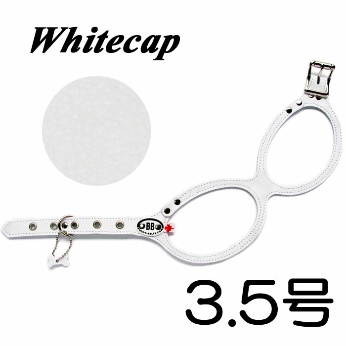 胴輪 国内正規総代理店アイテム ハーネス バディベルト 3.5号 ホワイトキャップ Whitecap ペット 犬 卓抜 本革 バディーベルト レザー BUDDYBELT バディーベルト正規輸入代理店 ドッグ 犬用 正規店