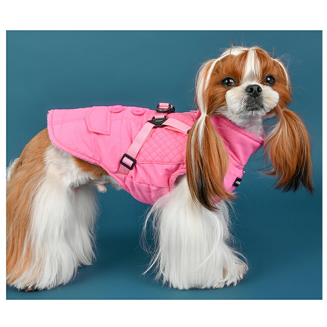 犬用ウィルクスハーネスハーネスジャンパーWILKES:XLサイズPUPPIAパピア胴輪犬ペットドッグ洋服ダウンhvt