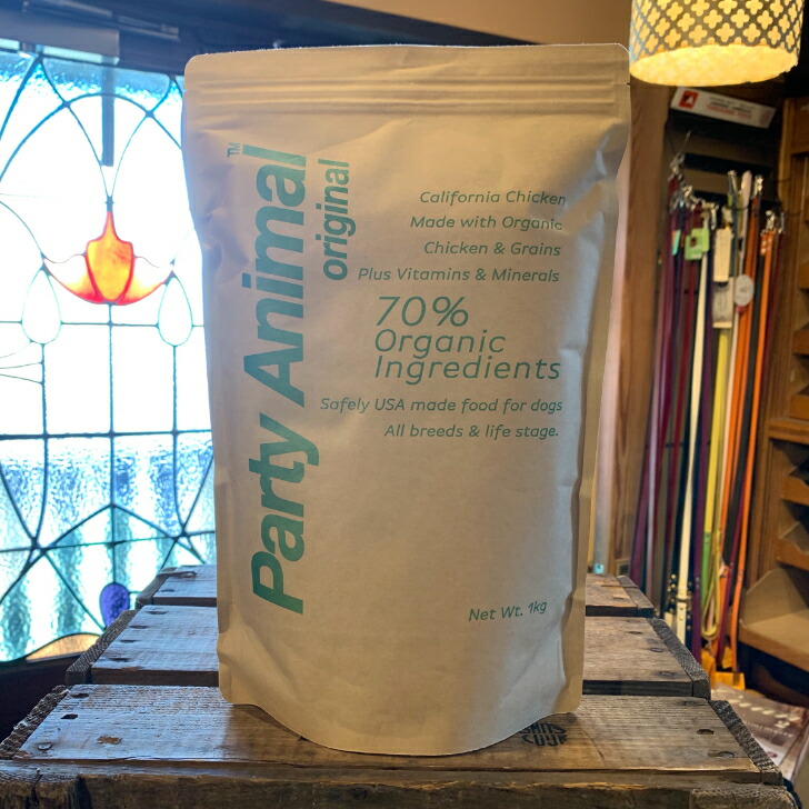 【楽天市場】パーティアニマル PARTY ANIMAL 全年齢対応 オーガニックドッグフード カリフォルニアチキン 1kg 総合栄養食 全犬種
