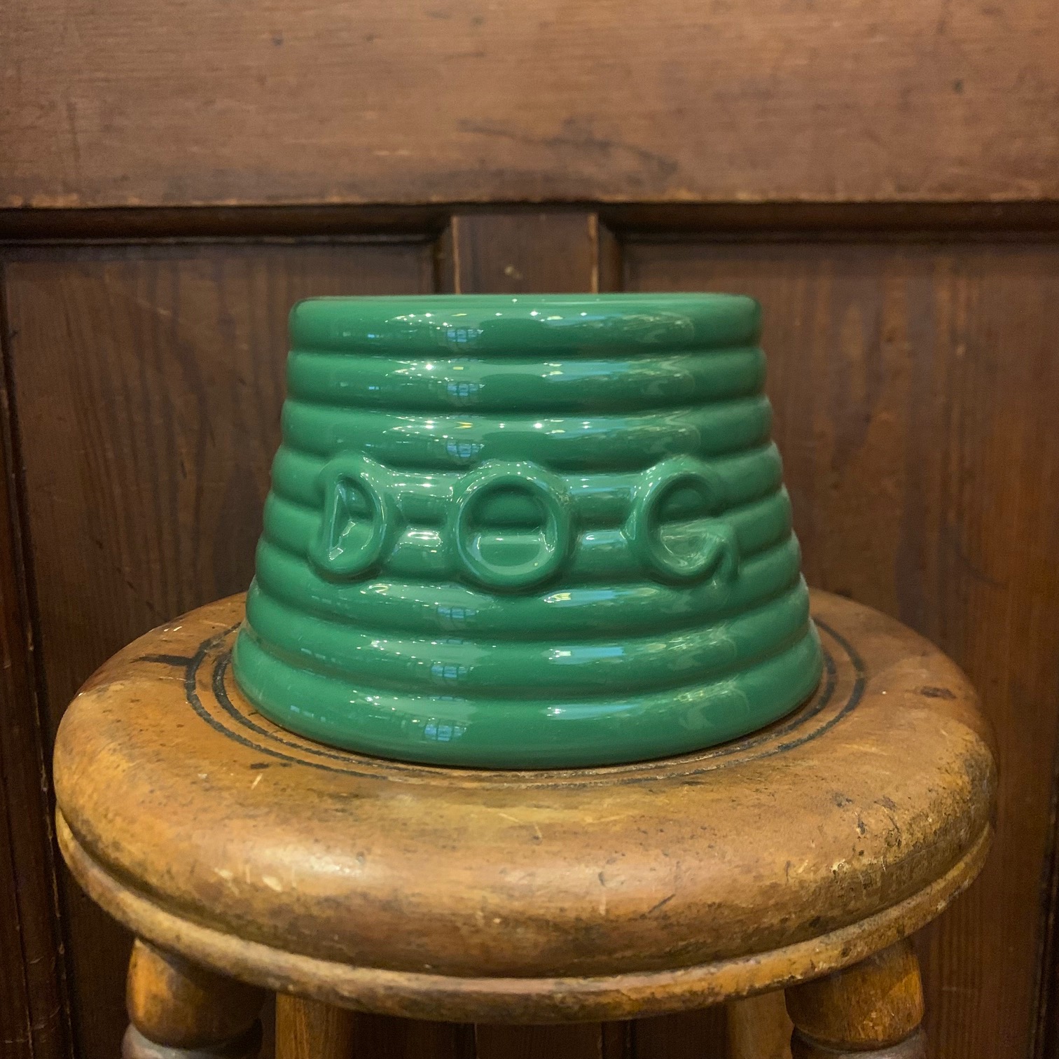 楽天市場】BAUER POTTERY Dog Bowl SサイズShiitakeシイタケ(犬用食器