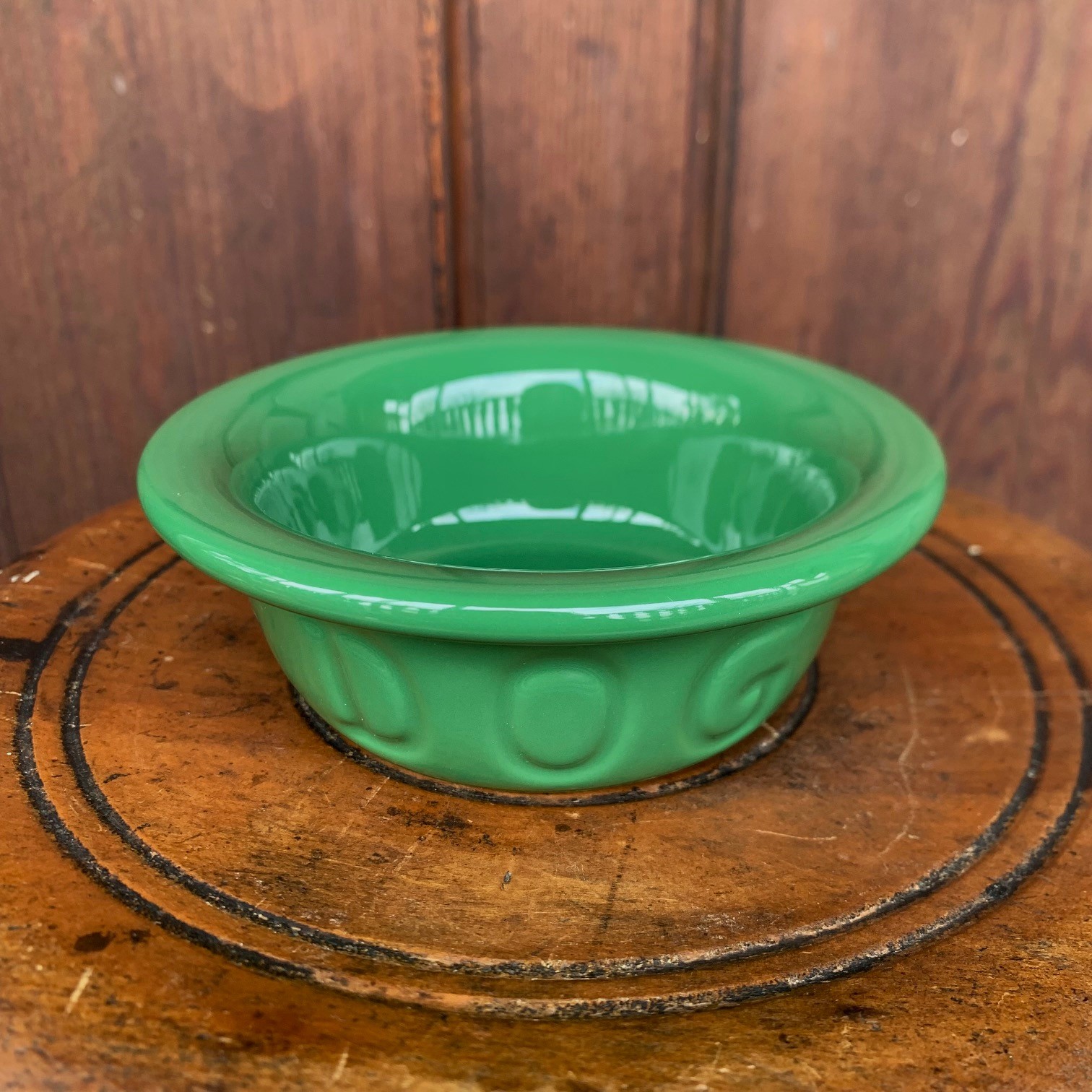 楽天市場】BAUER POTTERY Dog Bowl SサイズShiitakeシイタケ(犬用食器
