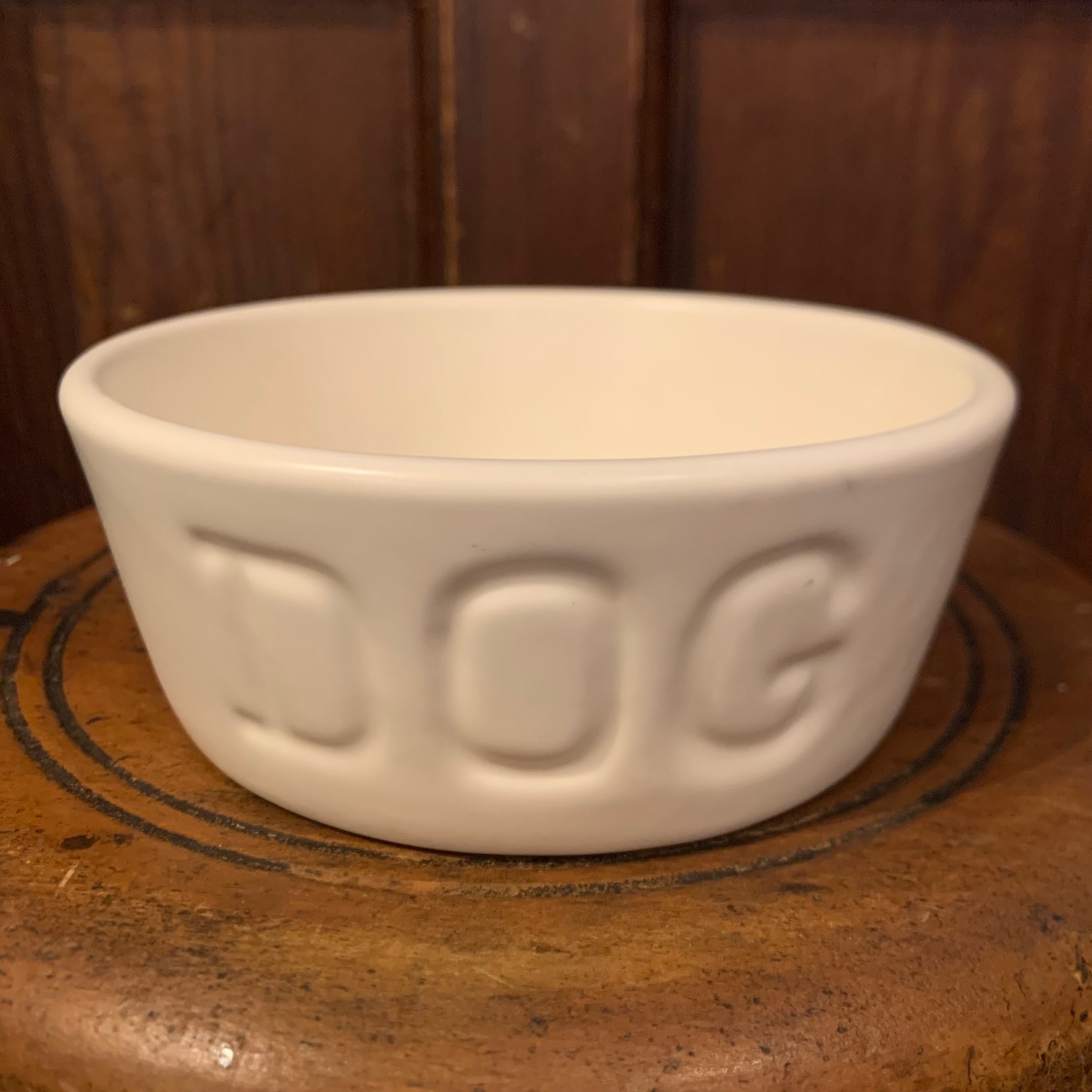 【楽天市場】BAUER POTTERY バウアーポッタリー Sサイズ ドッグボウル DOGBOWL マットホワイト MATT WHITE 犬用