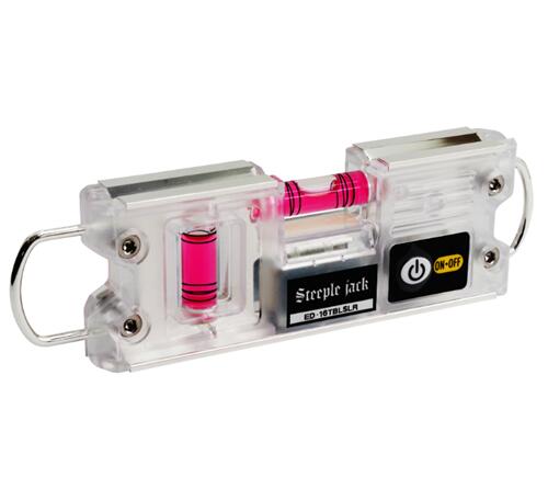 【電子メイル便！】 新潟精機 ED-16TBLSLR 鳶気泡管水準器 暉  (水の泡管：赤)かがやき トビ気泡管水準器 気泡管水準器器 エビス
