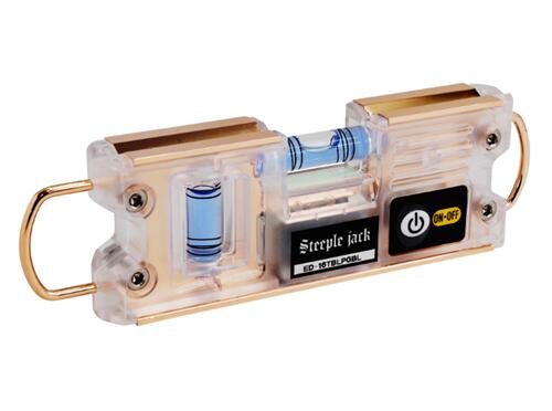 【電子メイル便！】 新潟精機 ED-16TBLPGBL 鳶気泡管水準器 暉 サクラ色ゴールド (水の泡管：青)かがやき トビ気泡管水準器 気泡管水準器器 エビス