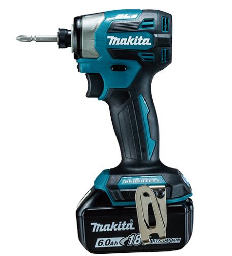 ◆ マキタ 申し受ける式インパクトドライバ  [ TD173DRGX ] 18V（6.0Ah）書き割り品(青) / 差しひびき１番ウッド 独居室 BL1860B ×2、 申し受ける器 DC18RF 、容れもの付き添い人  makita※沖縄・離島は別途貨物輸送が已むを得ず