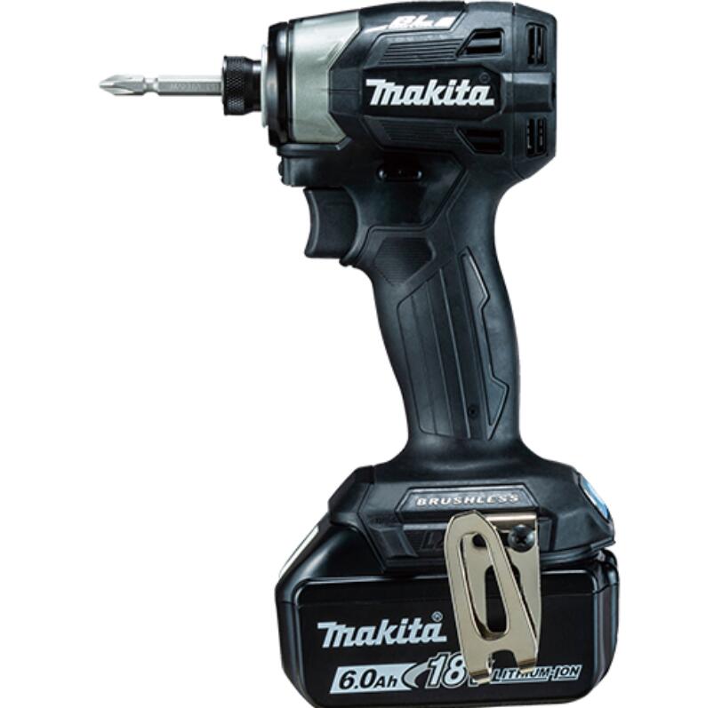 ◆ マキタ 充電式インパクトドライバ [ TD173DRGXB ] 18V（6.0Ah）セット品(黒) / インパクトドライバー 電池 BL1860B &times;2、 充電器 DC18RF 、ケース付き makita※沖縄・離島は別途送料が必要｜ワカマキ 店