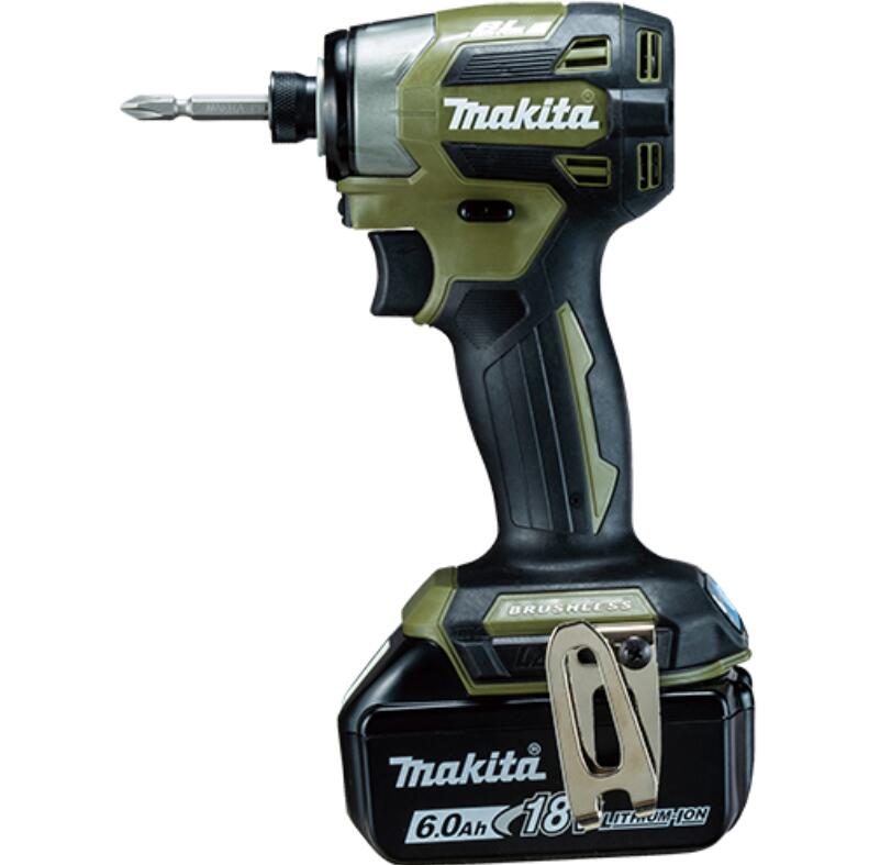 ◆ マキタ 充電式インパクトドライバ [ TD173DRGXO ] 18V（6.0Ah）セット品(オリーブ) / インパクトドライバー 電池 BL1860B &times;2、 充電器 DC18RF 、ケース付き makita※沖縄・離島は別途送料が必要｜ワカマキ 店