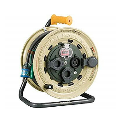 【ハタヤ】サンタイガーレインボーリール30ｍ《BX-301K》漏電遮断器付[接地付][電工ドラム・防雨型][防災グッツ・復旧工事] ※沖縄・離島は別途送料が必要