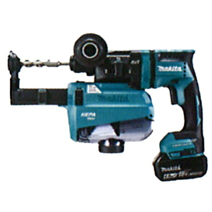 ◆マキタ 充電式ハンマドリル [ HR182DRGXV ] 18V(6.0Ah)セット品(青) / 集じんシステム付き ※沖縄・離島は別途送料が必要
