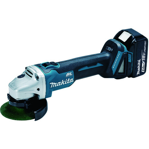 ◆マキタ 充電式ディスクグラインダ 100mm [ GA404DRGXN ] 18V（6.0Ah)セット品 / スライドスイッチ ※沖縄・離島は別途送料が必要