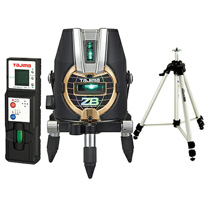 ◆タジマ ブルーグリーンレーザー墨出器 [ ZEROB-KJYSET ] ZERO BLUE-KJY 受光器・三脚セット ※沖縄・離島は別途送料が必要｜ワカマキ 店