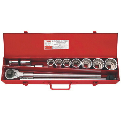 トップ工業 ソケットレンチセット(差込角19.0mm) [ SWS-609M ] 19.0(3/4\