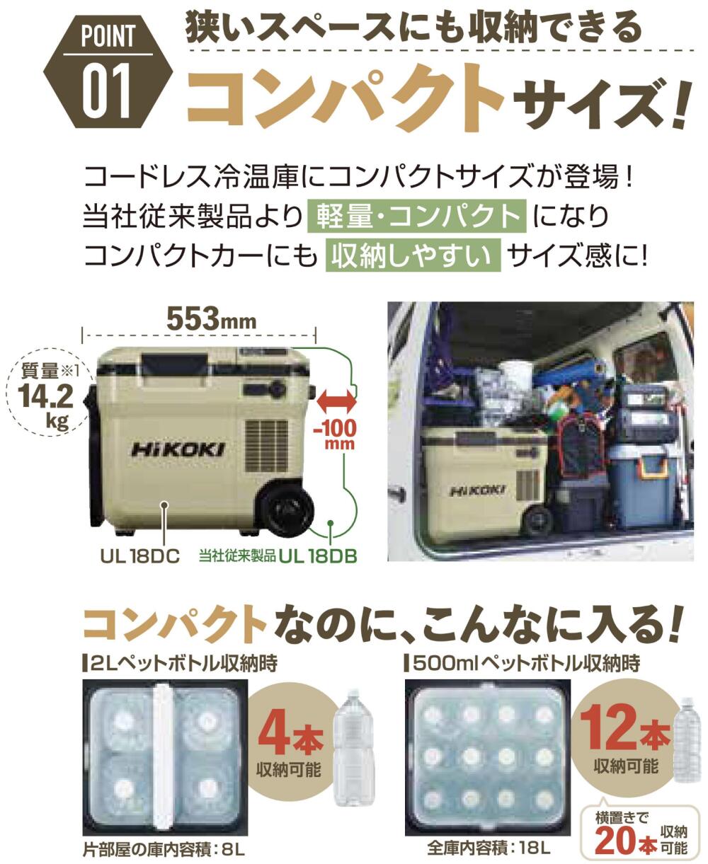 HIKOKI コードレス 冷温庫 、 仕切板 ※沖縄・離島は別途送料が必要