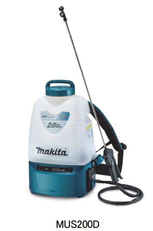 【マキタ】 申し受ける式噴霧器 《 MUS200DZ 》 貯蔵タンク静電容量 20L   本体のみ  マキタ コードレス 噴霧器 MUS200 makita ※沖縄・離島は別途貨物輸送が已むを得ず