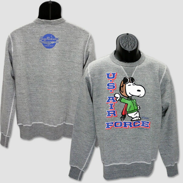 楽天市場】BUZZ RICKSON'Sバズリクソンズ×PEANUTSコラボSET-IN CREW