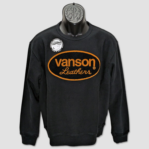 バンソン　Vanson　vanson U.S.A.スウェット･トレーナー　“vanson U.S.A.SWEAT SHIRTS” NVSZ-2505