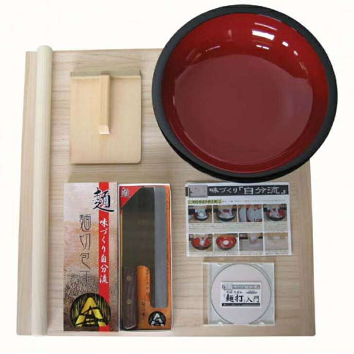 楽天市場】普及型麺打セット 大 （そば・うどんDVD付） A