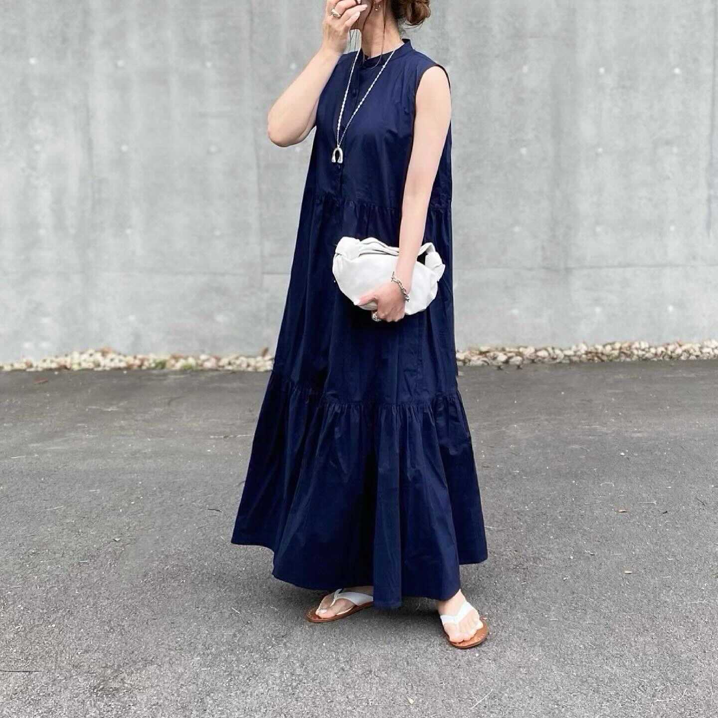 楽天市場 ティアードワンピース Navy Dolce 楽天市場店