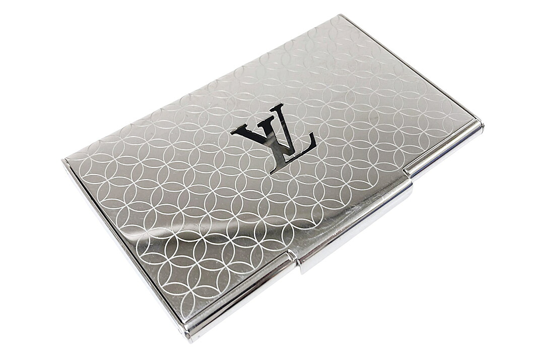 LOUISVUITTON(ルイヴィトン）M65227　ポルト・カルト・シャンゼリゼ　カードケース　メタル　外箱付き【中古】【人気】【お買い得良品】.8017.｜ドルチェモデルノ　店