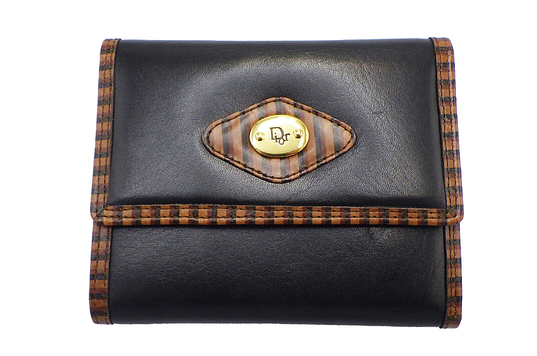 Christian Dior コンパクトウォレット 楽天市場】美品 Christian Dior ディオール カナージュ コンパクト財布