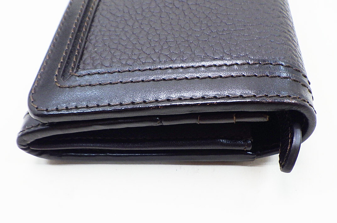 Burberry バーバリー メンズ長財布 レザー ダークブラウン 中古 人気 お勧め 8472 Marquessilvaadvogados Com