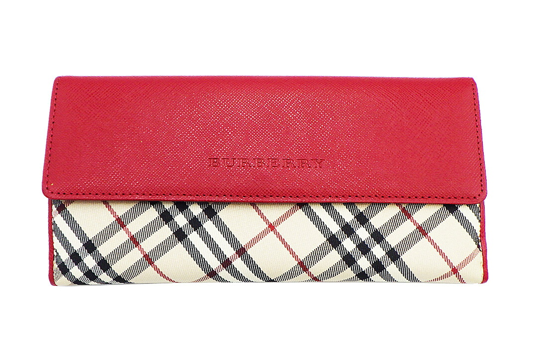 BURBERRY バーバリー 長財布 ノバチェック レザー キャンバス 楽天市場】【財布】BURBERRY バーバリー ノバチェック 2つ折長