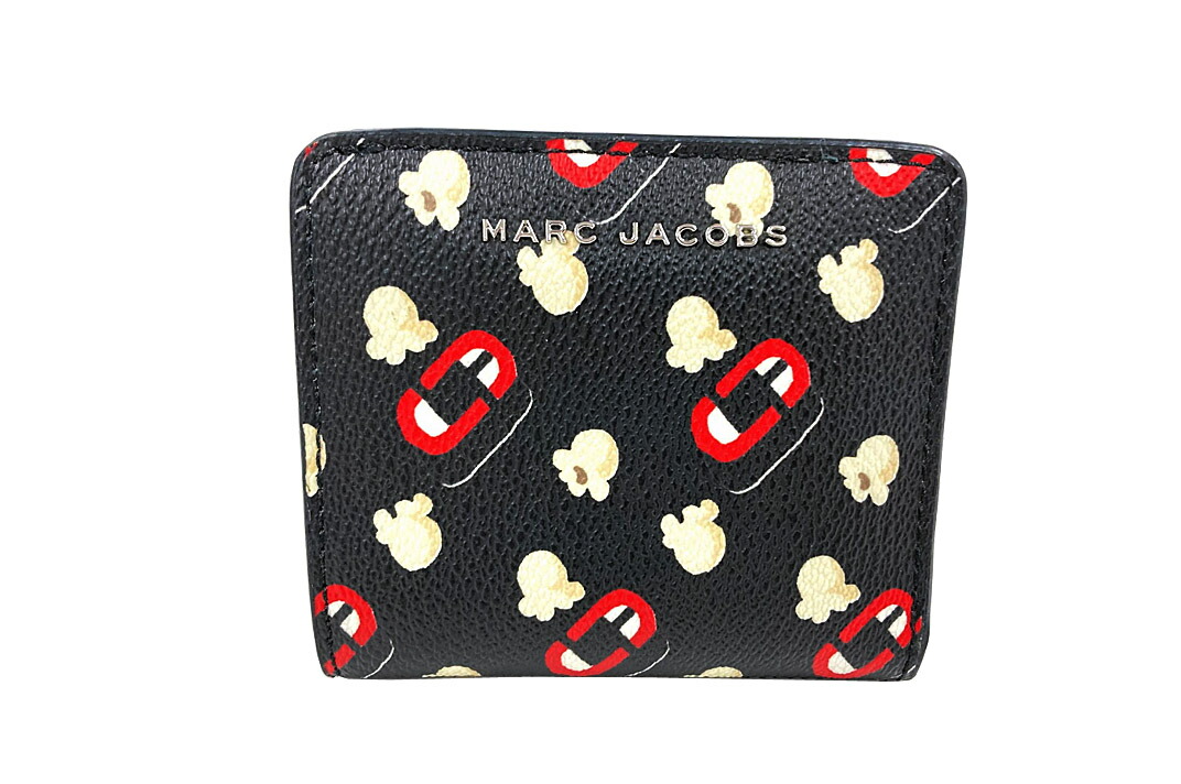 【限定コラボ】マークジェイコブスのスヌーピー 二つ折り財布 レザー Marc Jacobs 2つ折り財布 スヌーピー ユニセックス 関税送料込