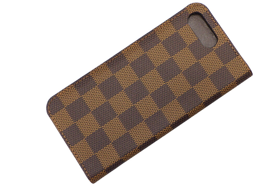LOUISVUITTON(ルイヴィトン）ダミエ・エベヌ フォリオ  万覚え帳型iPhone入れもの スマホカバー  BC0137  袋付き添い人【中古】【一般受け】【美品】7025.