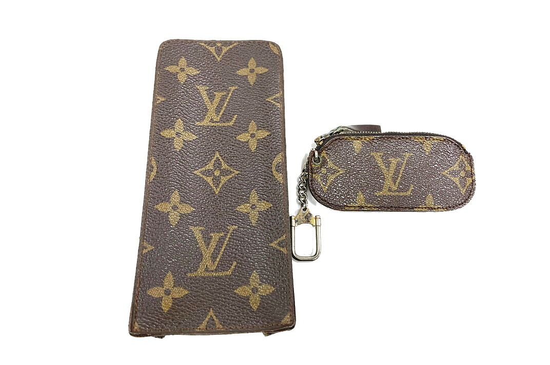 小物入れ LOUIS  VUITTON LOUIS VUITTON ヴィトン モノグラム ポルトクレ バッジ キー