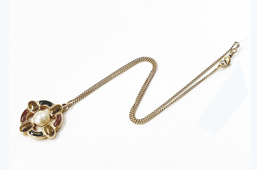 CHANEL(シャネル）ゴールドグリポワ　パール　ネックレス　07A【中古】【人気】【良品】6113.｜ドルチェモデルノ　店