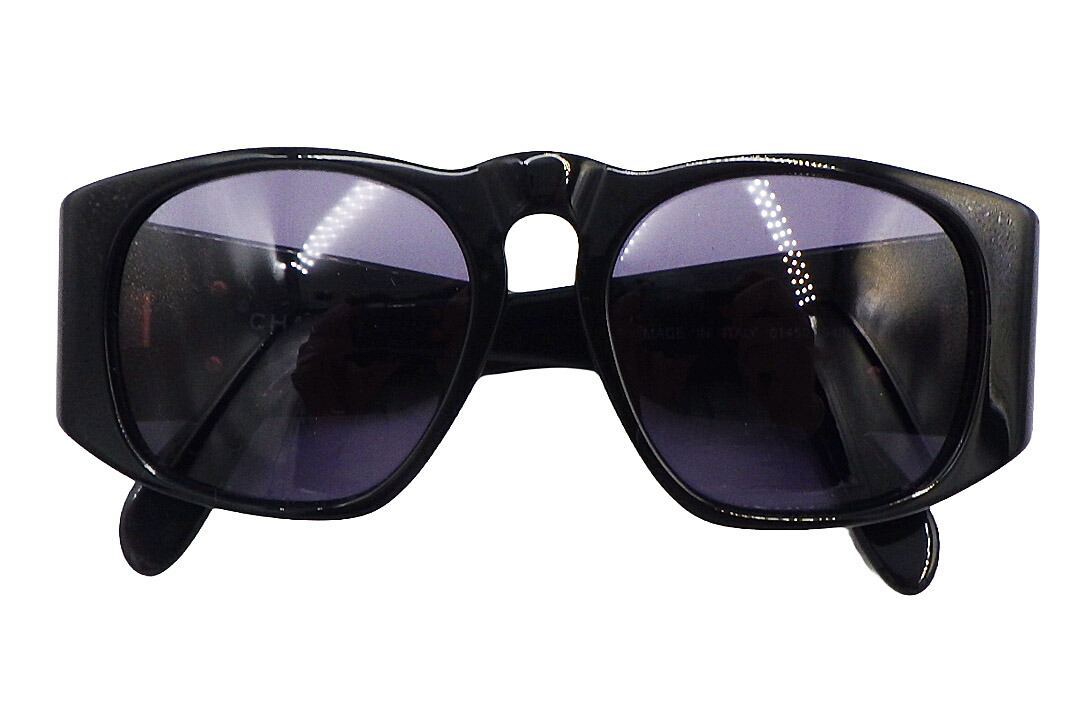 CHANEL(シャネル）黒眼鏡  マトラッセ 01450-94305 黒いこと  入れもの付き添い人【中古】【一般受け】【良品】9605.